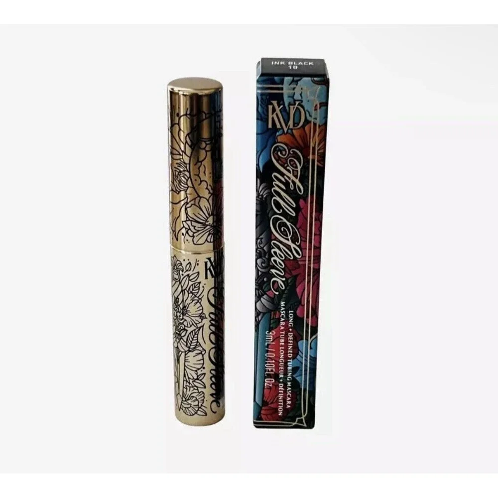 KVD Beauty Full Sleeve Long Defined Tubing Mascara .37oz Ink Black NIB